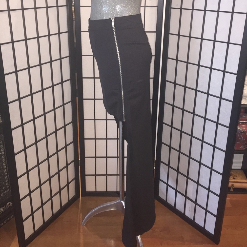 Black High Waisted HiLo Skirt